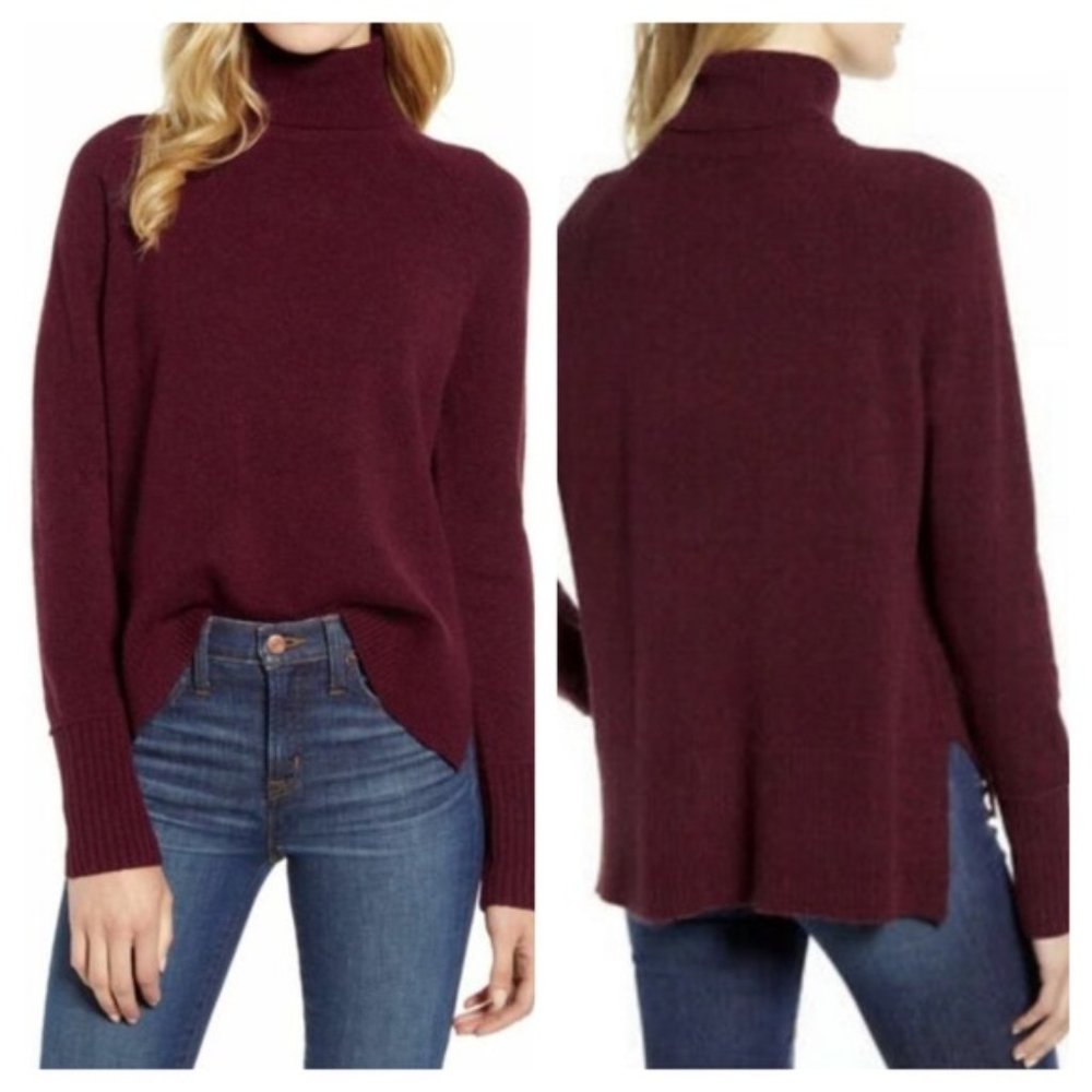 J. Crew Relaxed Wool Turtleneck Sweater
